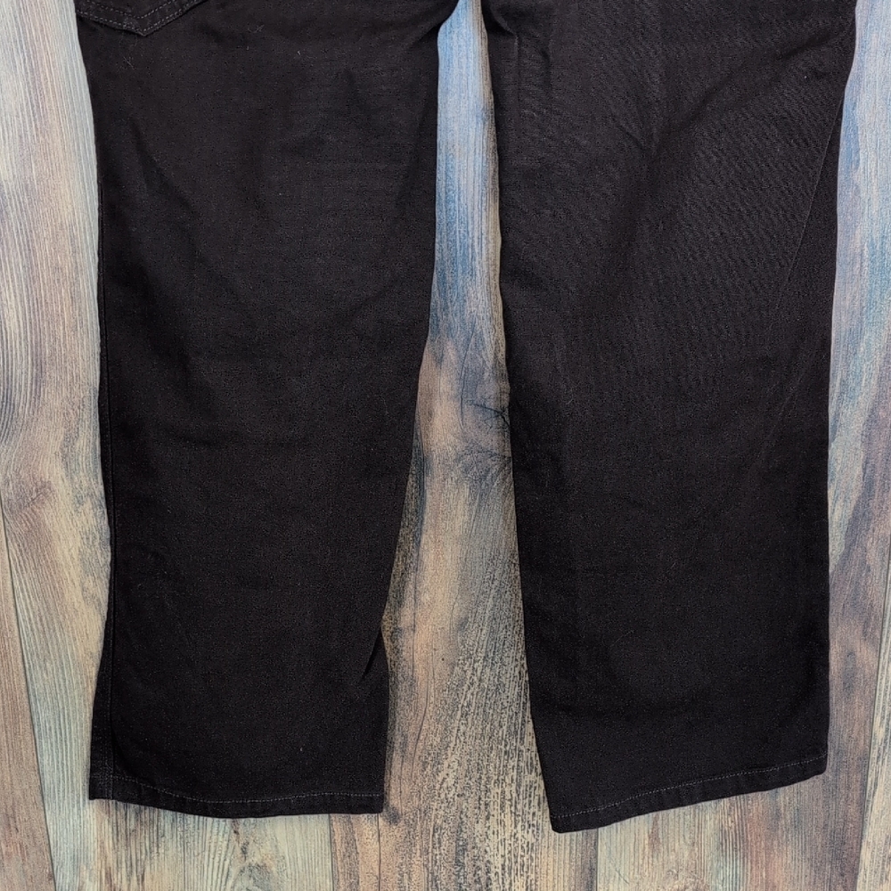 Carhartt Brown Straight Leg Loose Fit Cargo Jeans 2 Short M429 - Picture 7 of 13
